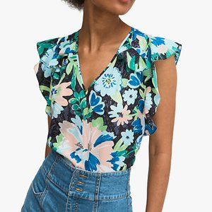 NWT Kate Spade "Full Bloom" Blouse: Size L